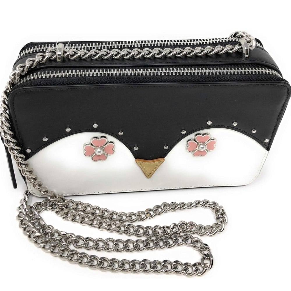 ❤️ Relisted Kate Spade Frosty Penguin Chain Strap Purse - Picture 5 of 15